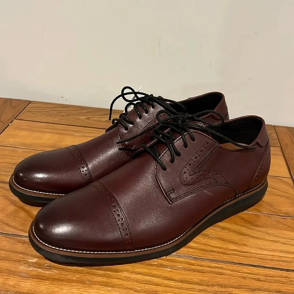 Dockers Men’s Beecham Leather Oxford Shoes Size 10.